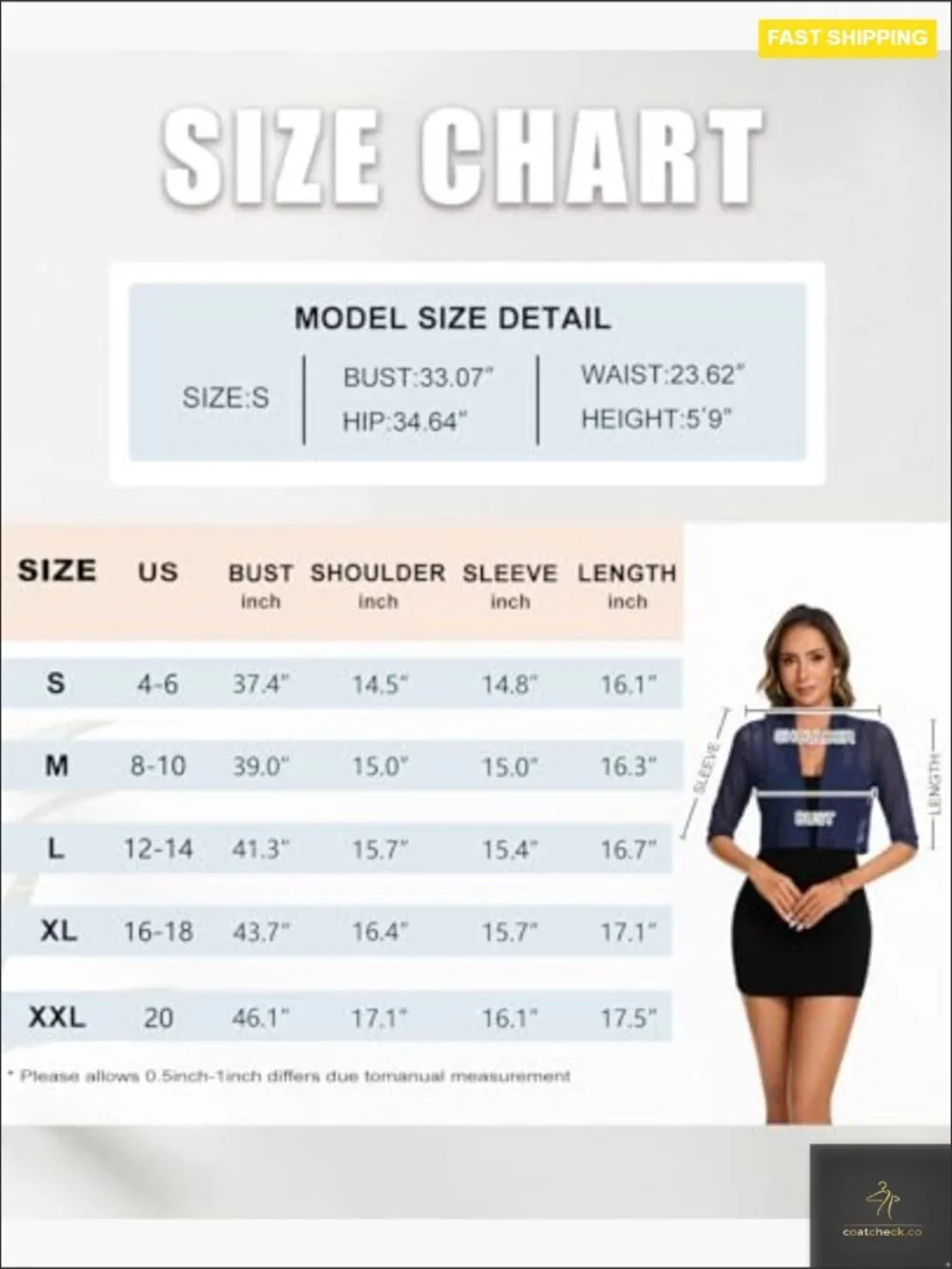 Elegant 3/4 Sleeve Sheer Shrug Bolero Open Front Mesh Cropped Cardigan for